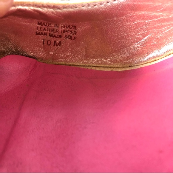 Lilly Pulitzer Gold Pumps Glitter Wedges - Picture 13 of 13